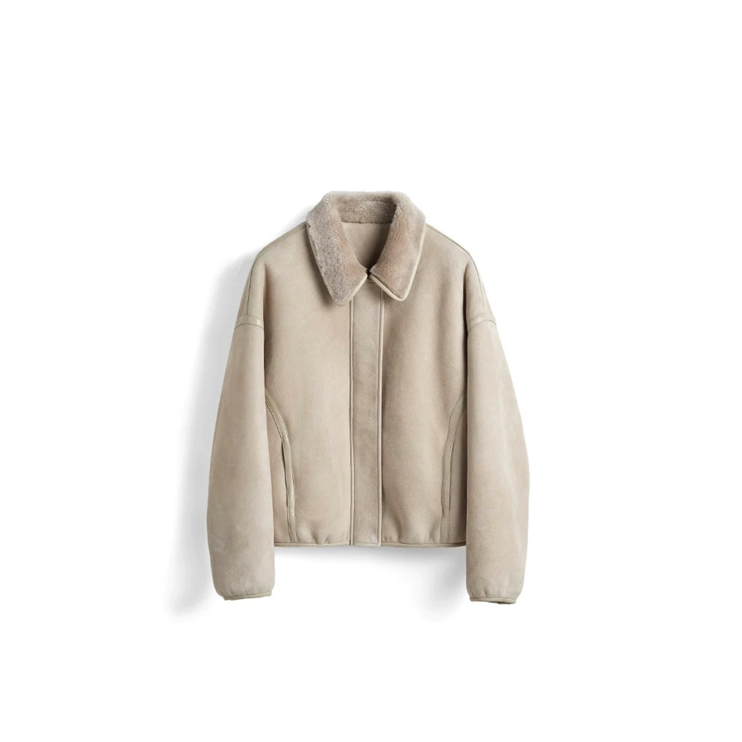 Ce1i*e suede shearling coat